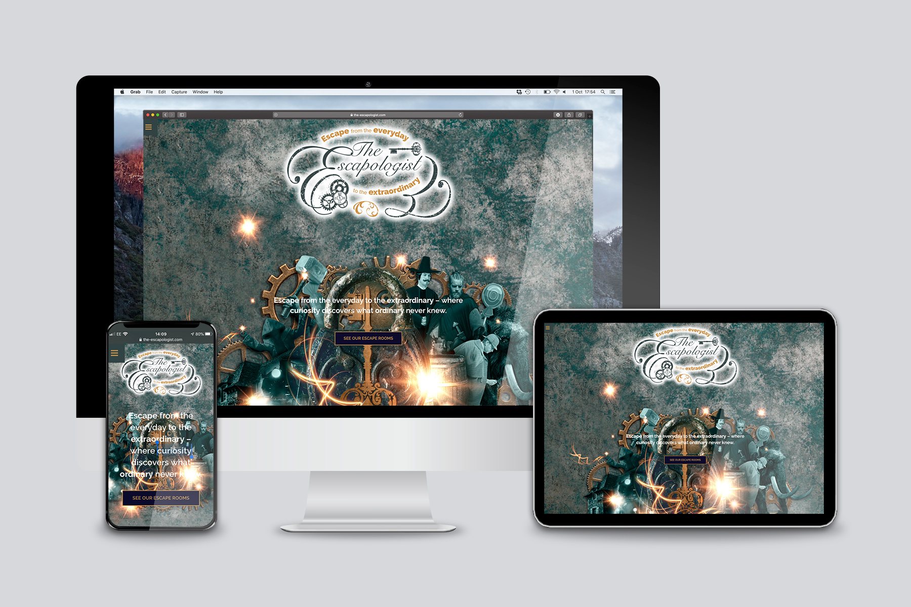 the escapologist website all devices