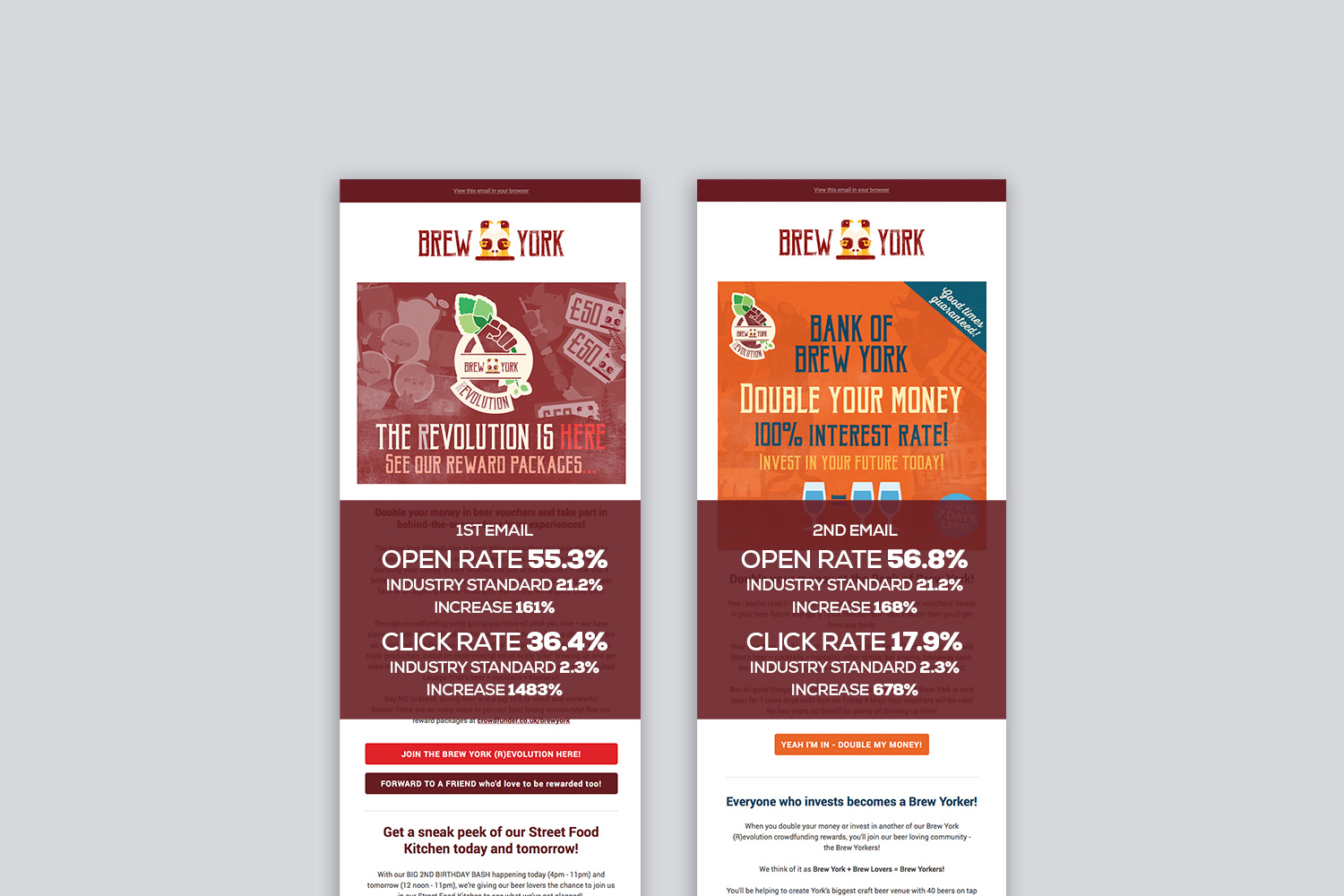 brew york revolution email campaign